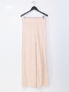 Skims Women's Cozy Collection Fuzzy Teddy Knit Stretch Straight Leg Lounge Pants